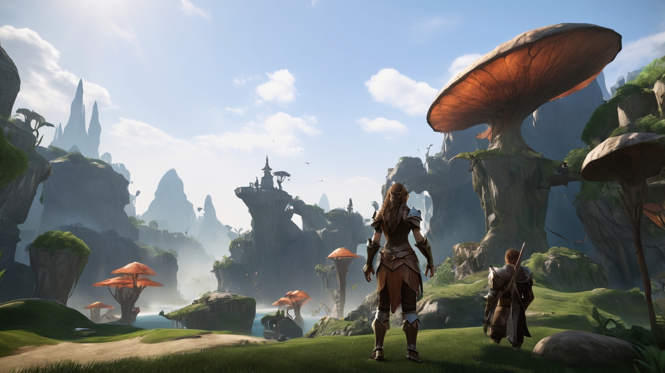 NextWorld2 háttérkép - fantasy MMORPG